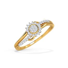 Mila Cluster Wave Ring Jewellery India Online - CaratLane.com