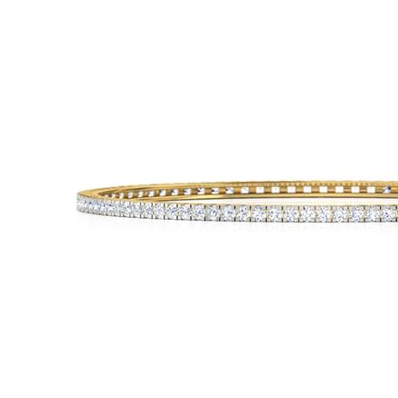 Lustrous Diamond Bangle