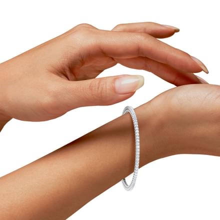 Resplendent Diamond Bangle