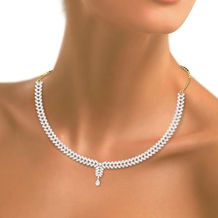 Theo Leaf Bunch Necklace