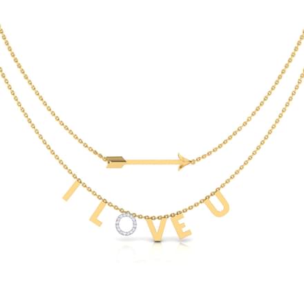 I Love U Layered Necklace