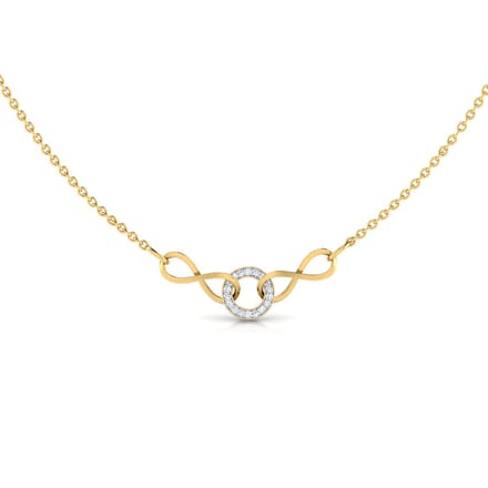 Interlinked Love Diamond Necklace