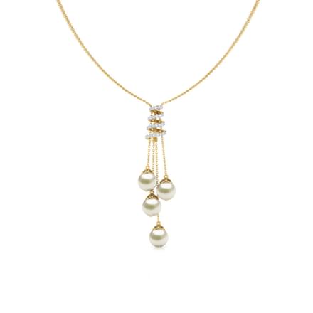 Swirl Pearl Necklace