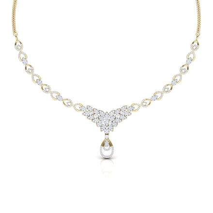 Classic Clutch Diamond Necklace