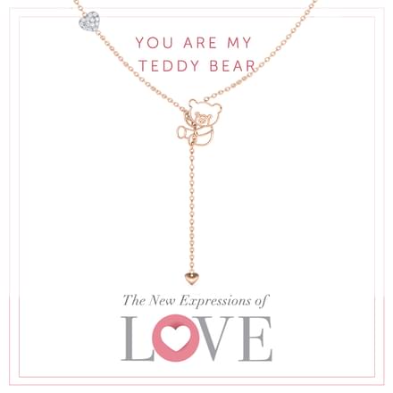 Teddy Lariat Necklace
