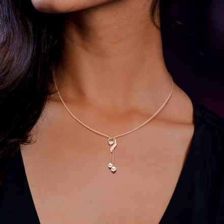 Twirl Lariat Necklace