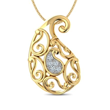 Ethea Paisley Pendant Jewellery India Online - CaratLane.com