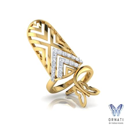 Triangular Nail Ring