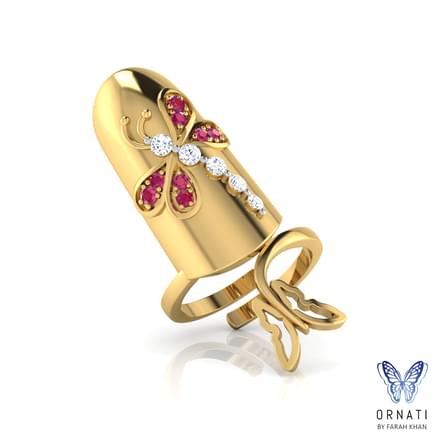 Dragonfly Nail Ring