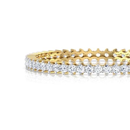 Radiate Solitaire Bangle