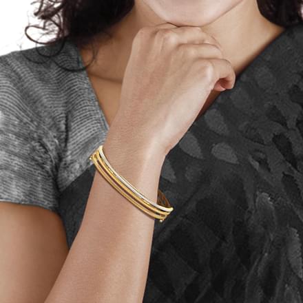 Twine Deco Gold Bangle