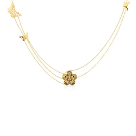 Sue Butterfly Cutout Necklace