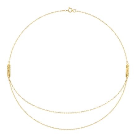Floriana Lace Fold Layered Necklace