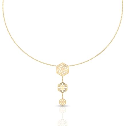 Calico Cutout Necklace