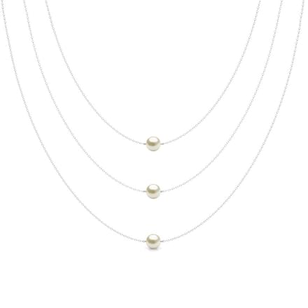 Trio Pearl Layered Necklace
