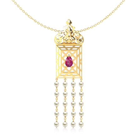 Amer Ornate Lawn Necklace