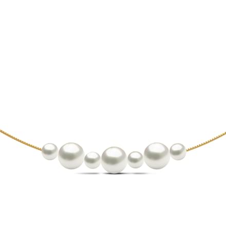 Sequenced Pearl Necklace