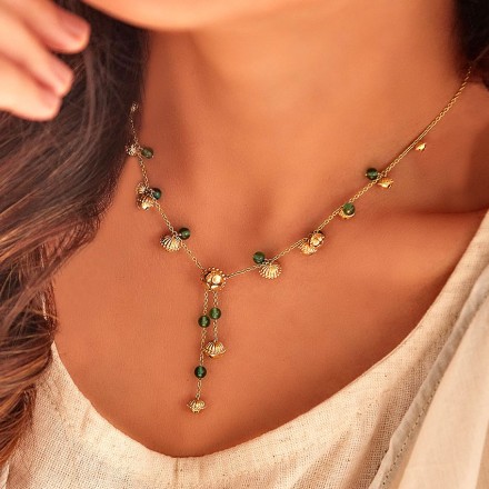Saroja Gold Necklace