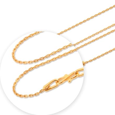 Linear Cable Gold Chain