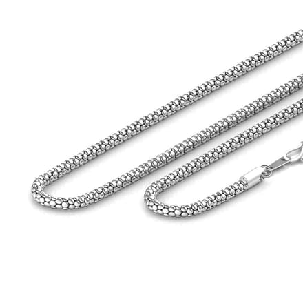 Clump Platinum Ball Chain